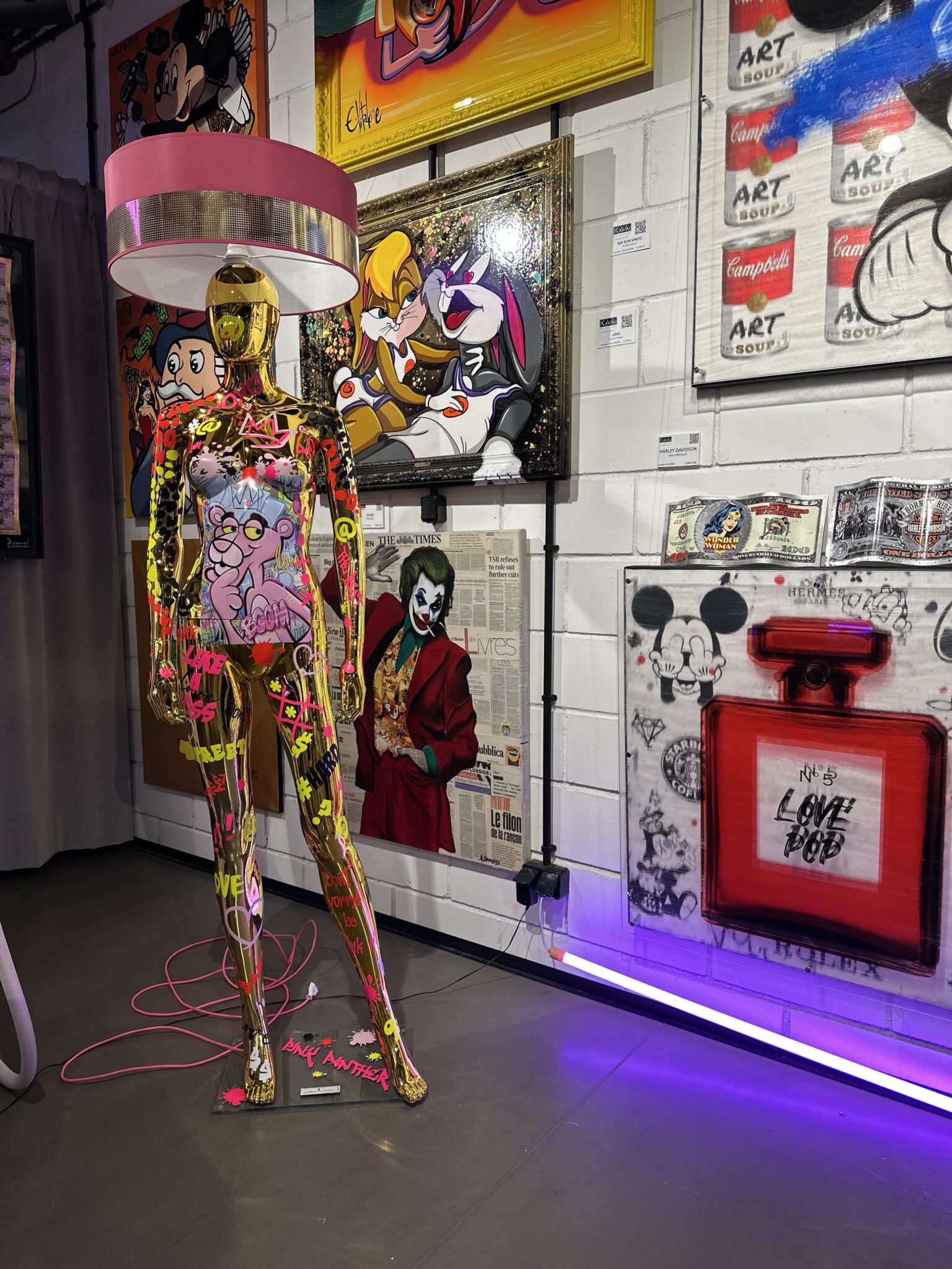 LAMPA POP ART