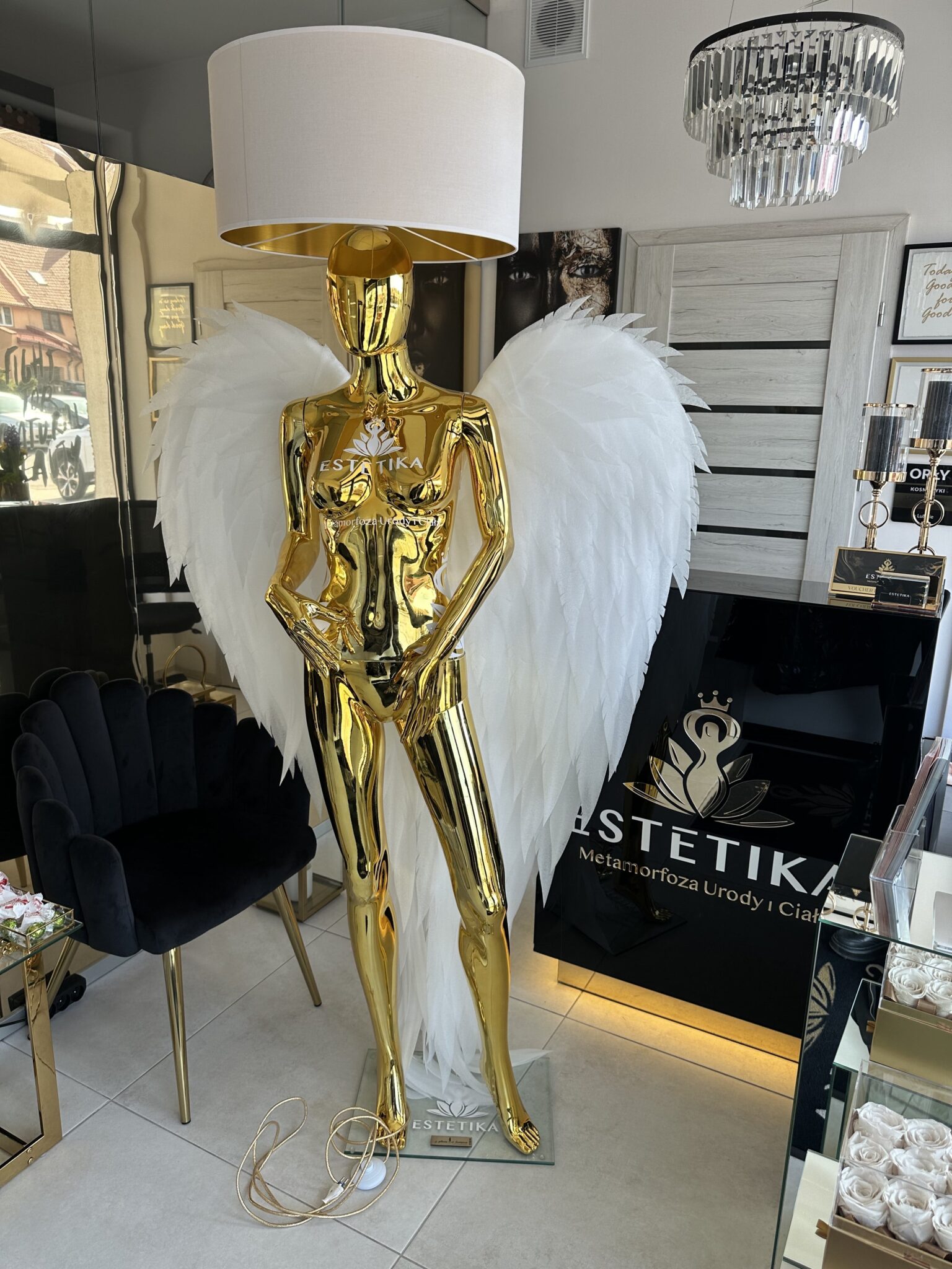 LAMPA PERSONALIZOWANA ZE SKRZYDŁAMI